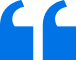 Blue quotation mark on black background.